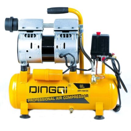 Compresseur d'air 9L Silencieux DINGQI