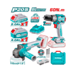 Kit Visseuse Perceuse Brushless + Meuleuse Sans fil
