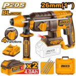 Marteau perforateur sans fil 20V INGCO