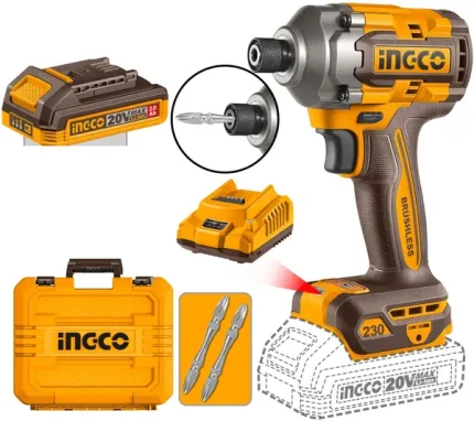 VISSEUSE A CHOC 20V 230N/M INGCO