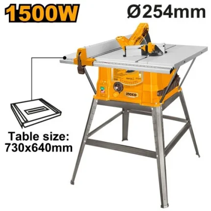 Scie sur table 1500W 254 mm INGCO
